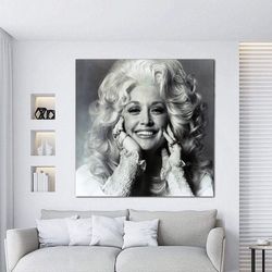 dolly parton print, black and white, dolly parton poster, dolly parton gifts, dolly parton art, dolly parton, wall art,