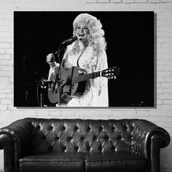 dolly parton, dolly parton poster, dolly parton print, black and white, dolly parton gifts, dolly parton art, wall art,