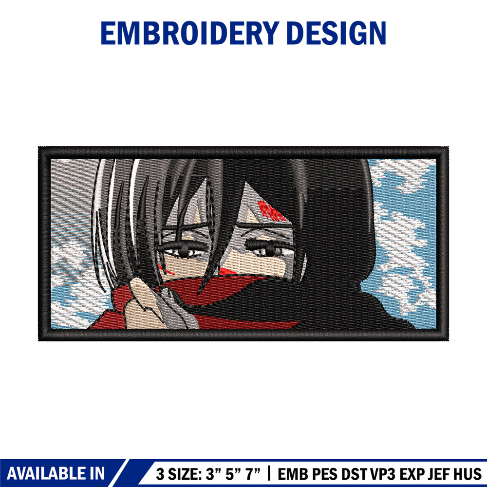 Mikasa eyes embroidery design, Aot embroidery, Anime design, Embroidery shirt, Embroidery file, Digital download.jpg