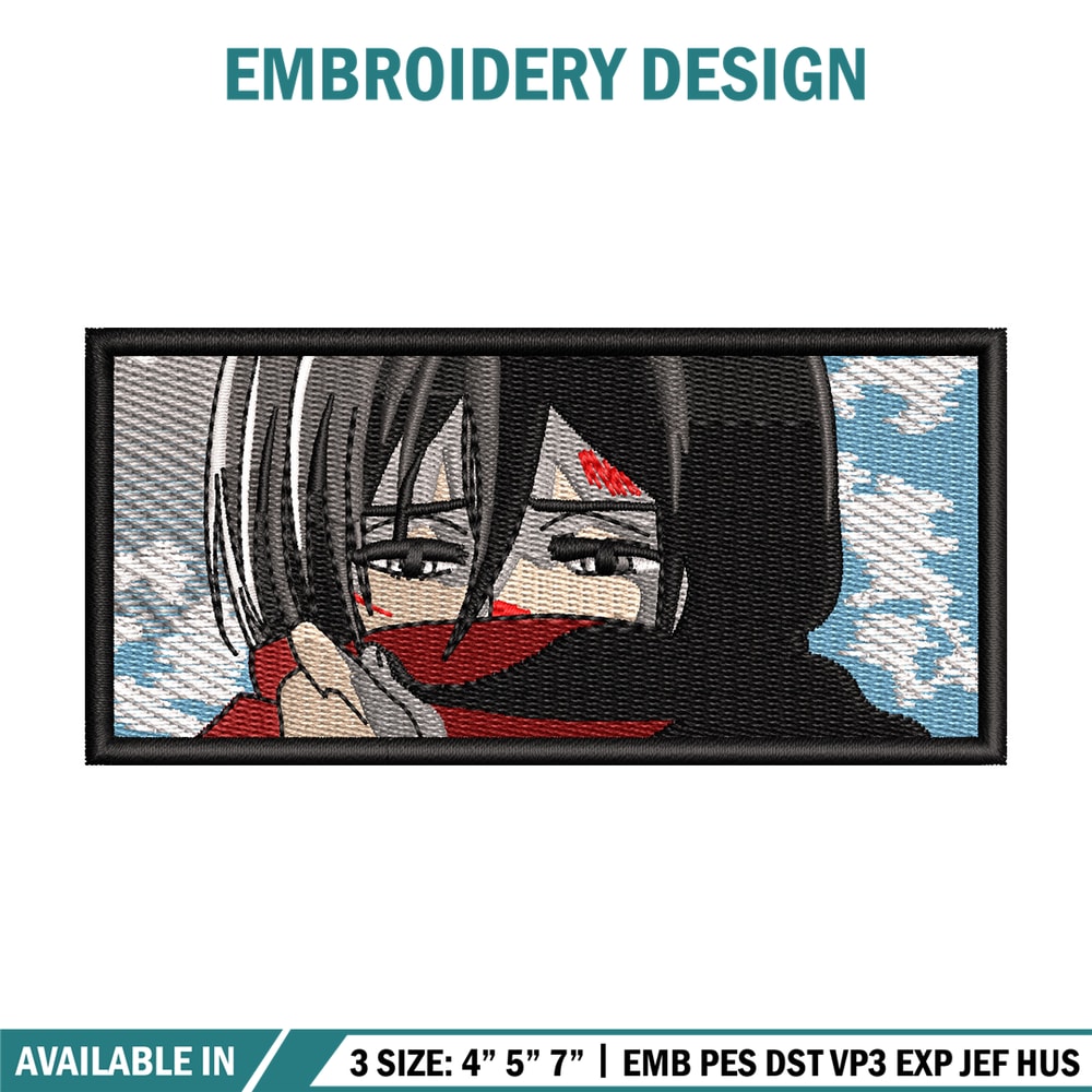Mikasa eyes embroidery design, Aot embroidery, Anime design, Embroidery shirt, Embroidery file, Digital download.jpg