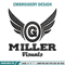 Miller logo embroidery design, Miller logo embroidery, anime design, embroidery file, logo shirt, Digital download..jpg