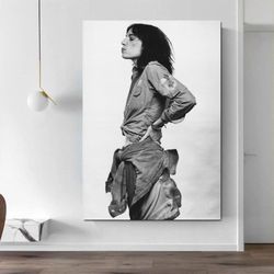 patti smith poster, amsterdam 1976, patti smith wall art, singer poster, famous painting, music pop art painting wall ar