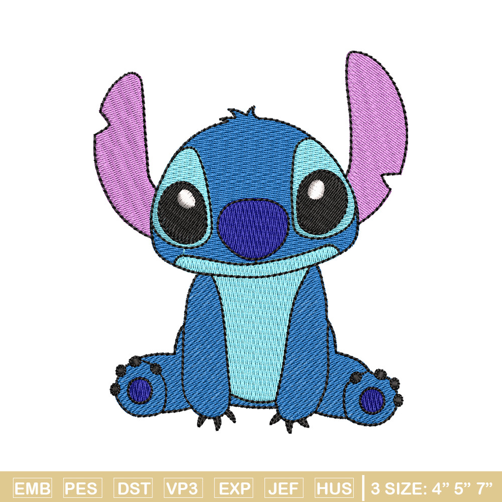 Stitch embroidery design, Stitch embroidery, logo design, Embroidery shirt, cartoon shirt, logo shirt, Instant download.jpg