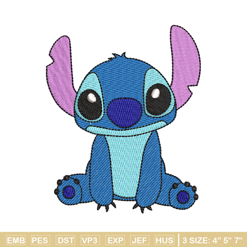 Stitch embroidery design, Stitch embroidery, logo design, Embroidery shirt, cartoon shirt, logo shirt, Instant download.jpg