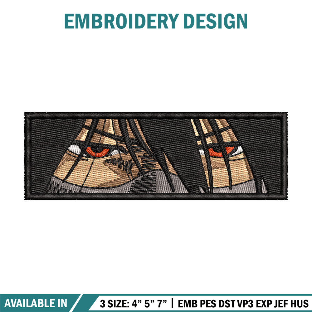 Mugetsu Eyes embroidery design, Bleach embroidery, Anime design, Embroidery shirt, Embroidery file, Digital download.jpg