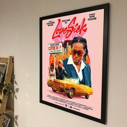 don toliver love sick album poster, noframed, gift.jpg