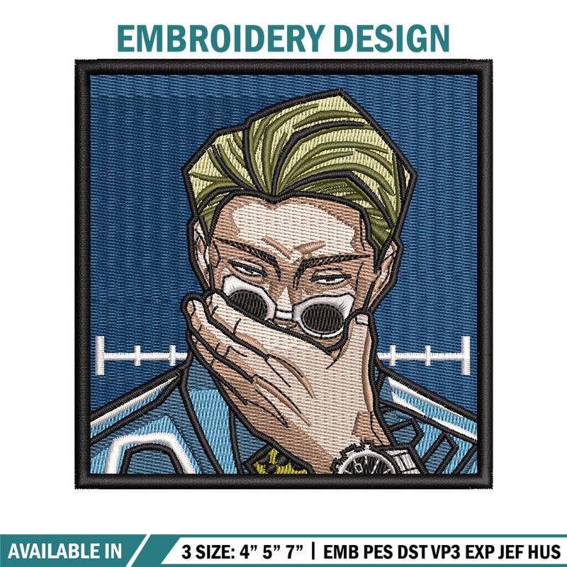 Nanami embroidery design, Jujutsu kaisen embroidery, Embroidery shirt, Embroidery file, Anime design, Digital download.jpg