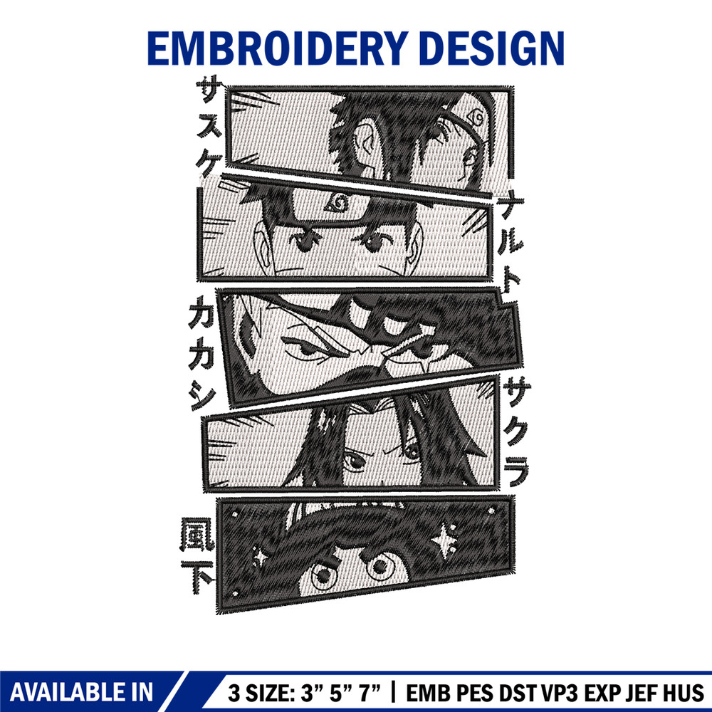Naruto anime embroidery design, Naruto embroidery, Logo design, anime design, anime shirt, Digital download.jpg