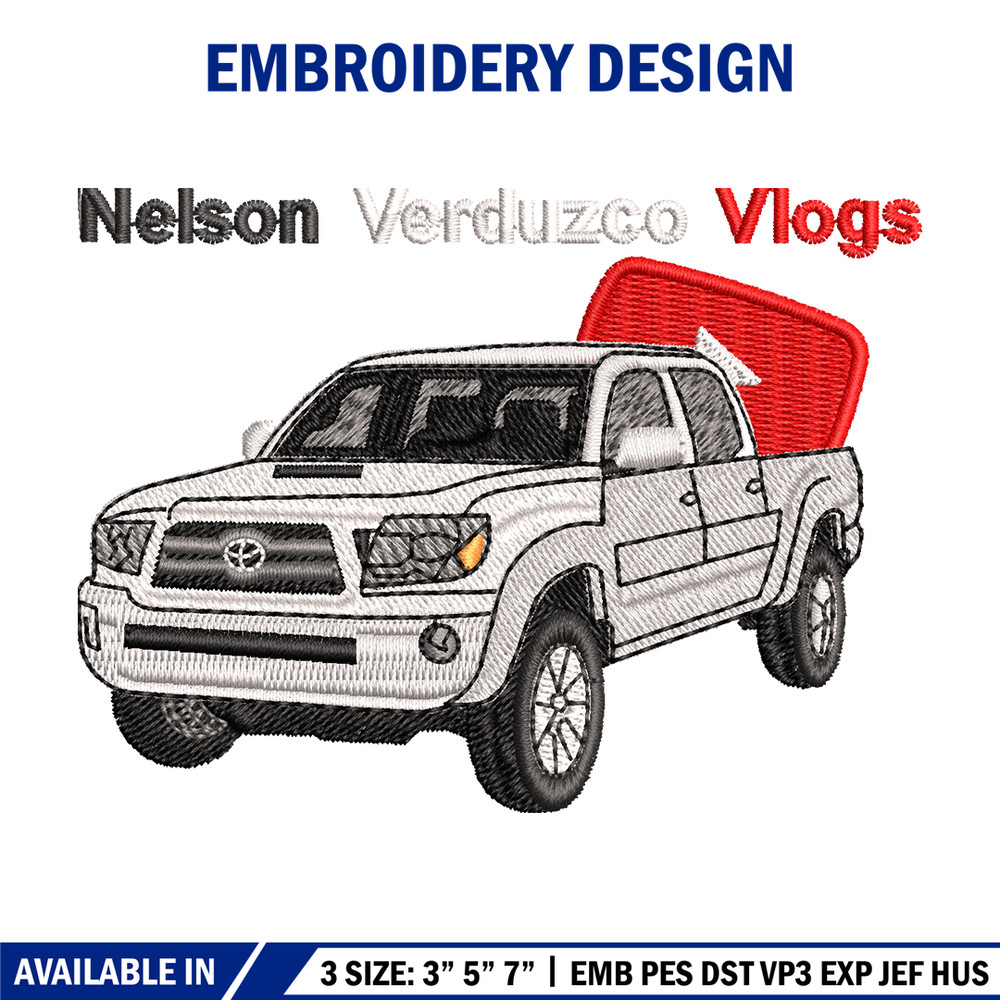 Nelson Verduzco vlogs embroidery design, logo embroidery, logo design, logo shirt, Embroidery shirt, Instant download.jpg