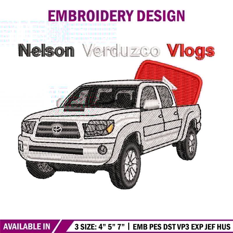 Nelson Verduzco vlogs embroidery design, logo embroidery, logo design, logo shirt, Embroidery shirt, Instant download.jpg