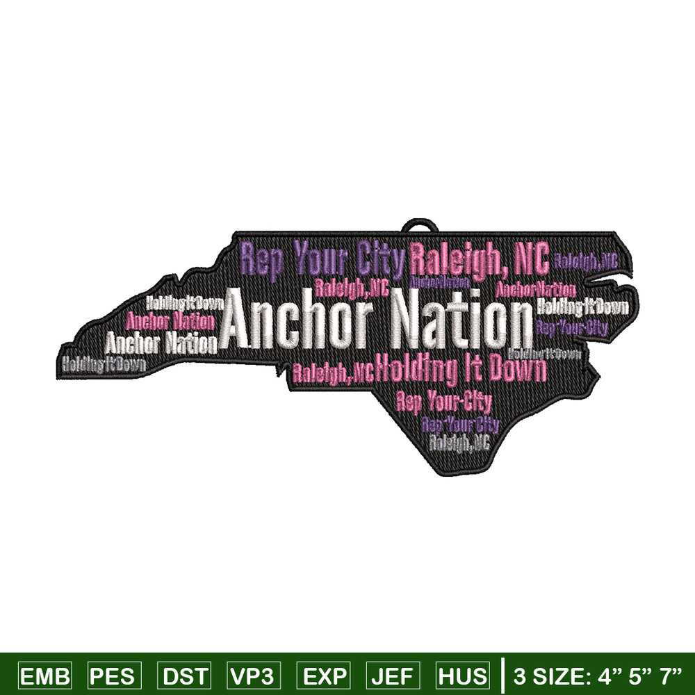 The Anchor Nation Logo embroidery design, logo embroidery, logo design, Embroidery file, logo shirt, Instant download..jpg