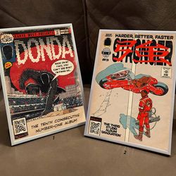 kanye west poster, kanye wall art, donda, ye album cover, no framed, gift.jpg