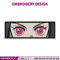 Nezuko eyes embroidery design, Neuzko embroidery, Anime design, Embroidery shirt, Embroidery file, Digital download.jpg