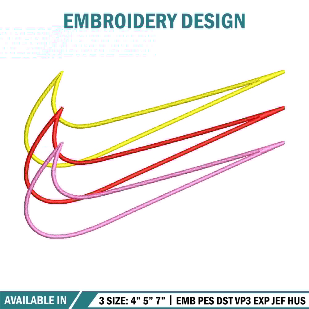 Nike 3 sign embroidery design, Logo embroidery, Nike design, Embroidery shirt, Embroidery file,Digital download.jpg