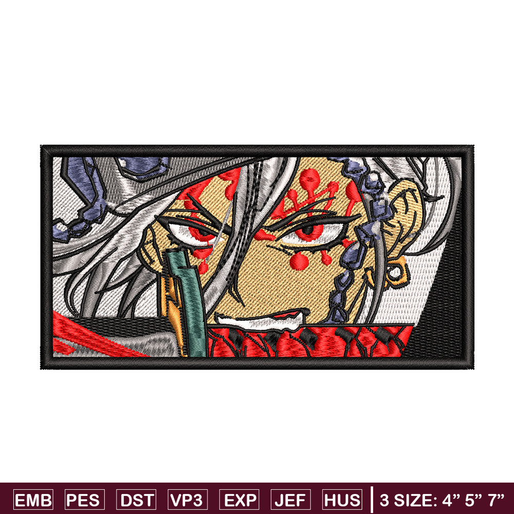 Tengen Uzui embroidery design, Kimetsu no Yaiba embroidery, embroidery file, anime design, anime shirt, Digital download.jpg