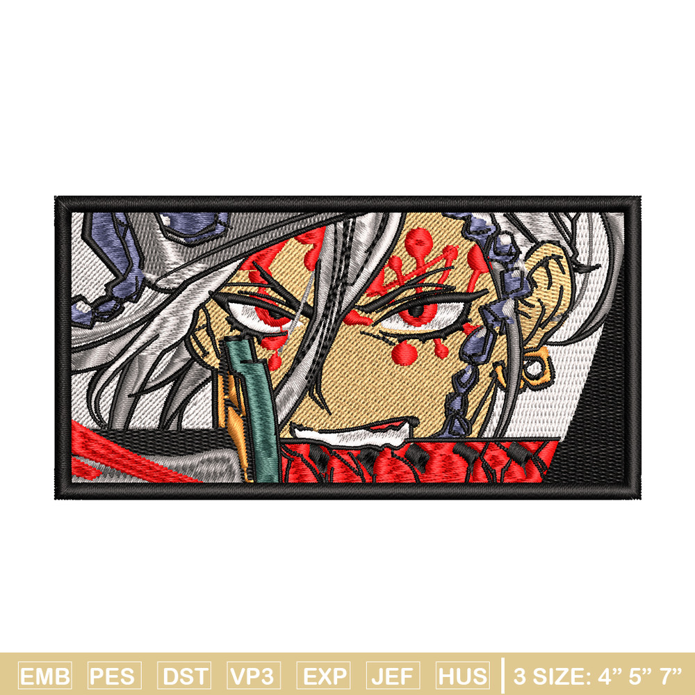 Tengen Uzui embroidery design, Kimetsu no Yaiba embroidery, embroidery file, anime design, anime shirt, Digital download.jpg