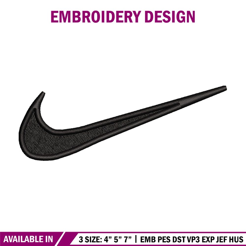 Nike black embroidery design, Nike embroidery, Nike design, Embroidery shirt, Embroidery file, Digital download.jpg