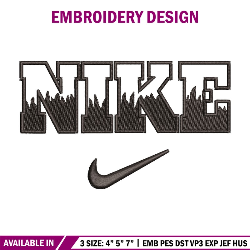 Nike black flame embroidery design, Nike embroidery, Nike design, Embroidery shirt, Embroidery file, Digital download.jpg