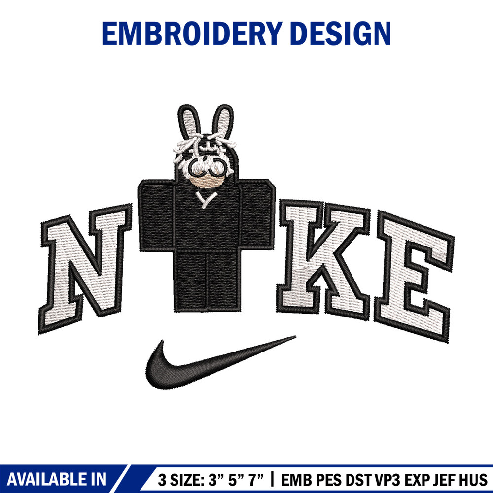 Nike bunny lego embroidery design, Bunny embroidery, Nike design, Embroidery shirt, Embroidery file, Digital download.jpg