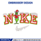 Nike chrismas embroidery design, Chrismas embroidery, Nike design, Embroidery shirt, Embroidery file, Digital download.jpg