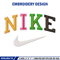 Nike color embroidery design, Nike embroidery, Nike design, Embroidery shirt, Embroidery file, Digital download.jpg