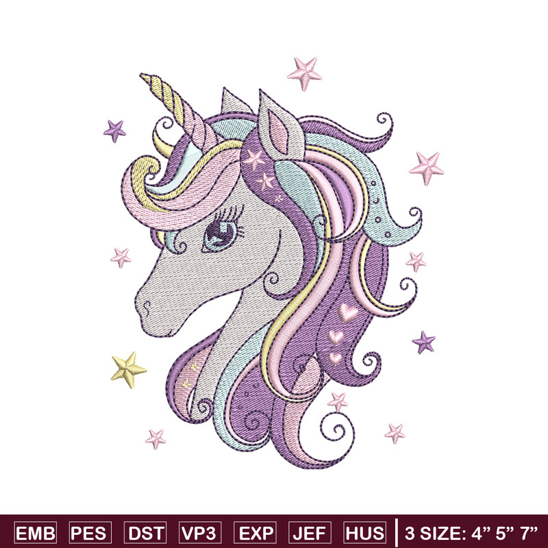 Unicorn cartoon embroidery design, Unicorn cartoon embroidery, logo design, Embroidery shirt, Instant download.jpg