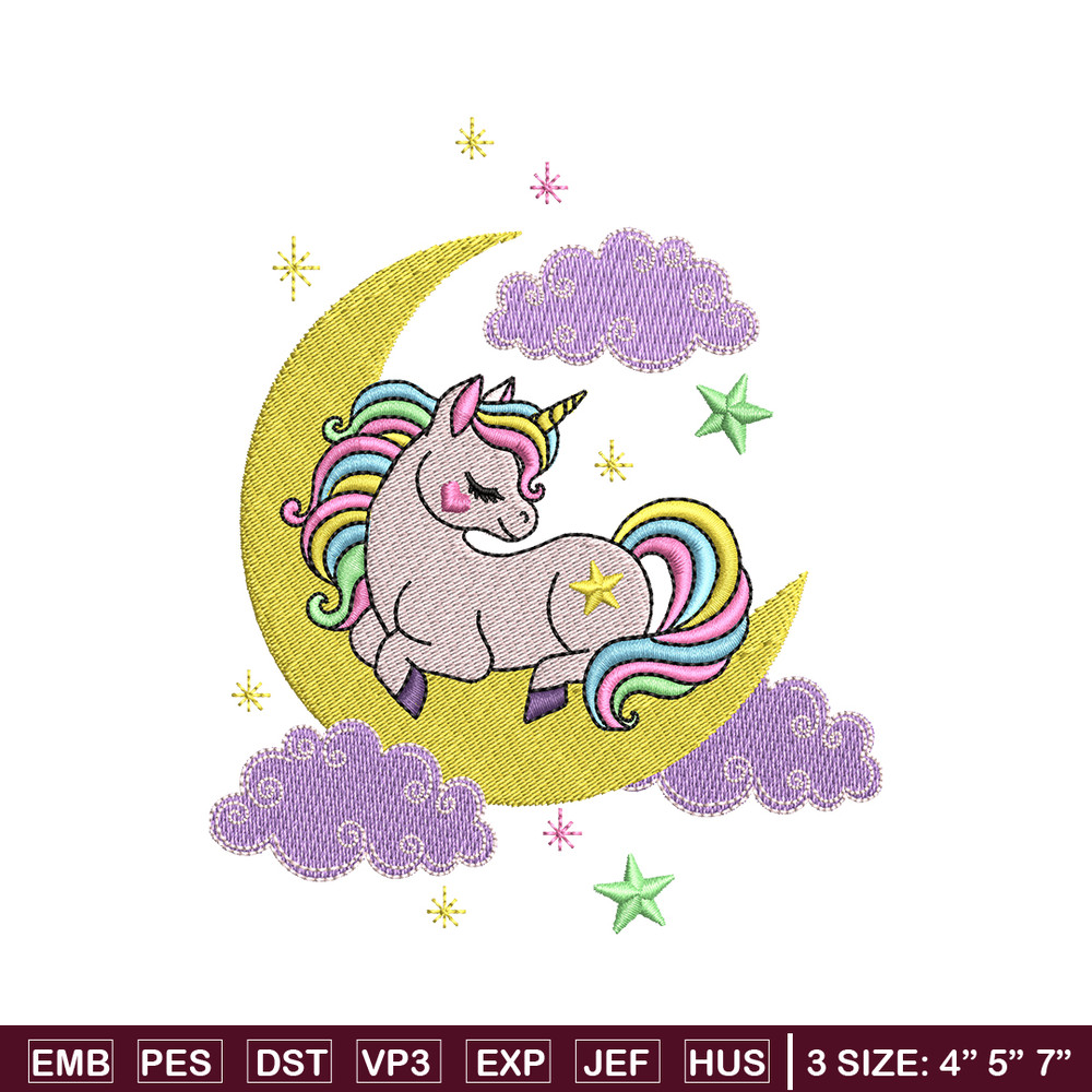 Unicorn logo embroidery design, Unicorn logo embroidery, logo design, Embroidery shirt, cartoon shirt, Instant download.jpg