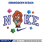 Nike flower girl embroidery design, Nike embroidery, Nike design, Embroidery shirt, Embroidery file,Digital download.jpg