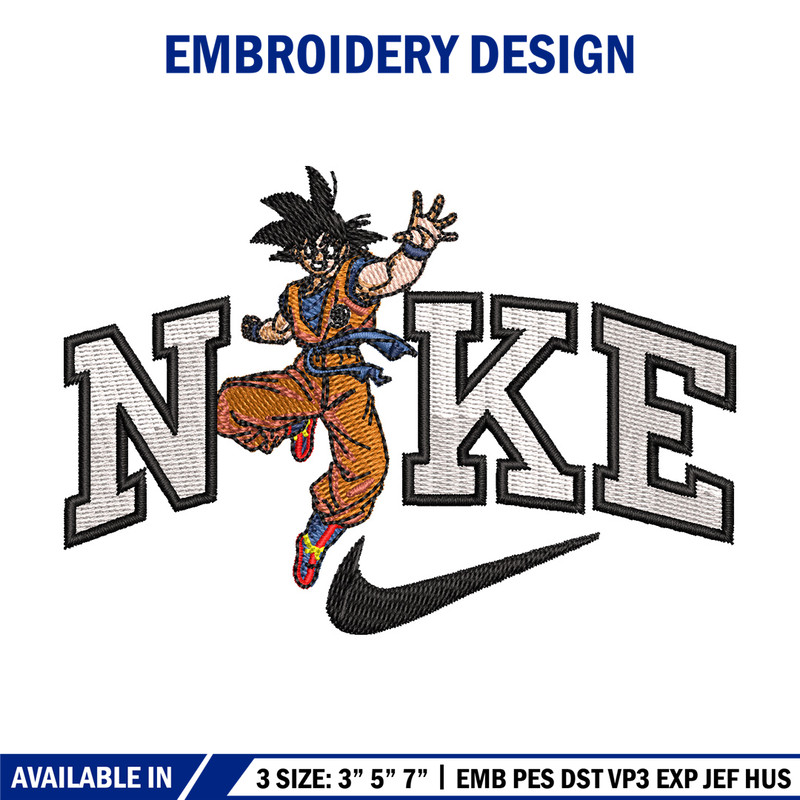 Nike goku man embroidery design, Nike embroidery, Anime design, Embroidery shirt, Embroidery file, Digital download.jpg