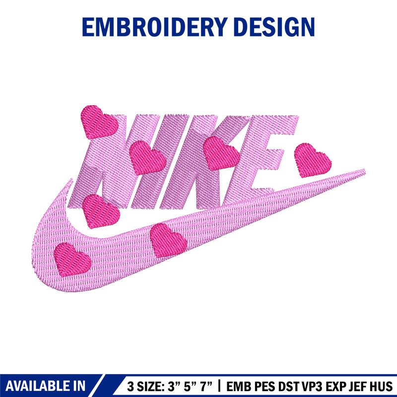 Nike heart embroidery design, Nike embroidery, Nike design, Embroidery shirt, Embroidery file, Digital download.jpg