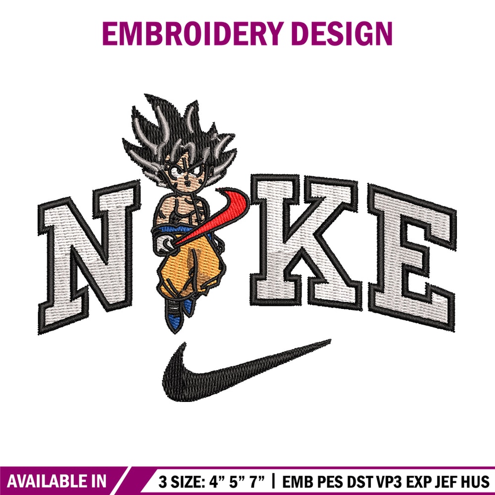 Nike goku kid embroidery design, Nike embroidery, Anime design, Embroidery shirt, Embroidery file, Digital download.jpg