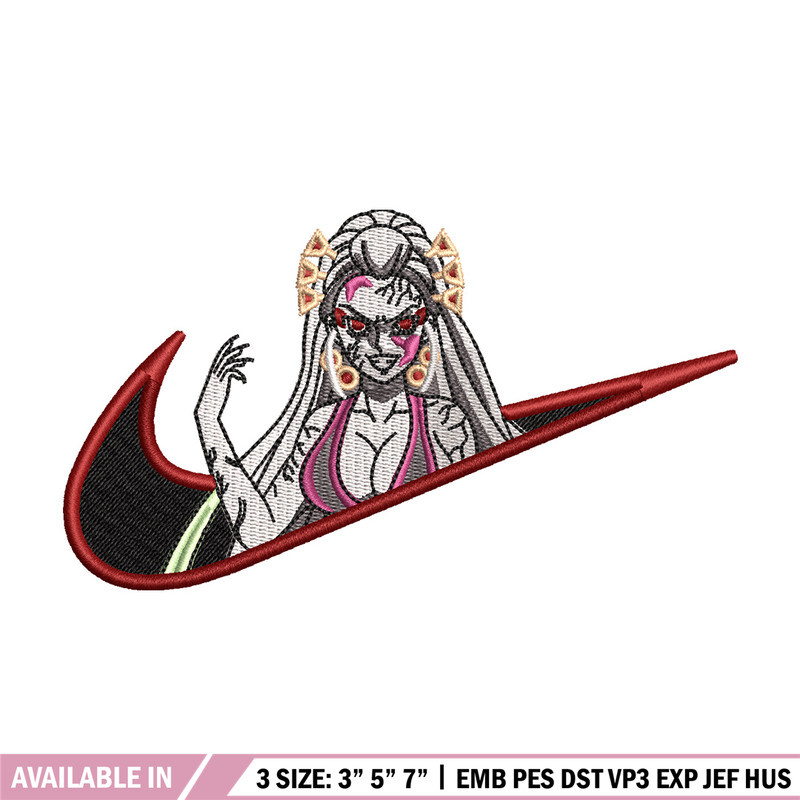Daki x nike embroidery design, Demon slayer embroidery, Nike design, Embroidery shirt, Embroidery file, Digital download.jpg