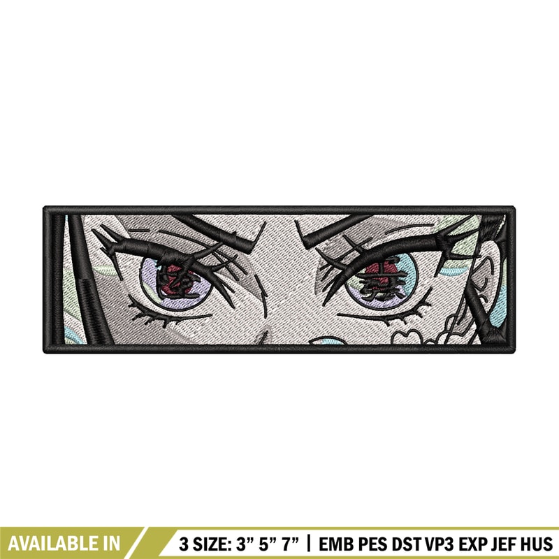 Daki eyes embroidery design, Daki embroidery, Embroidery shirt, Embroidery file, Anime design, Digital download.jpg