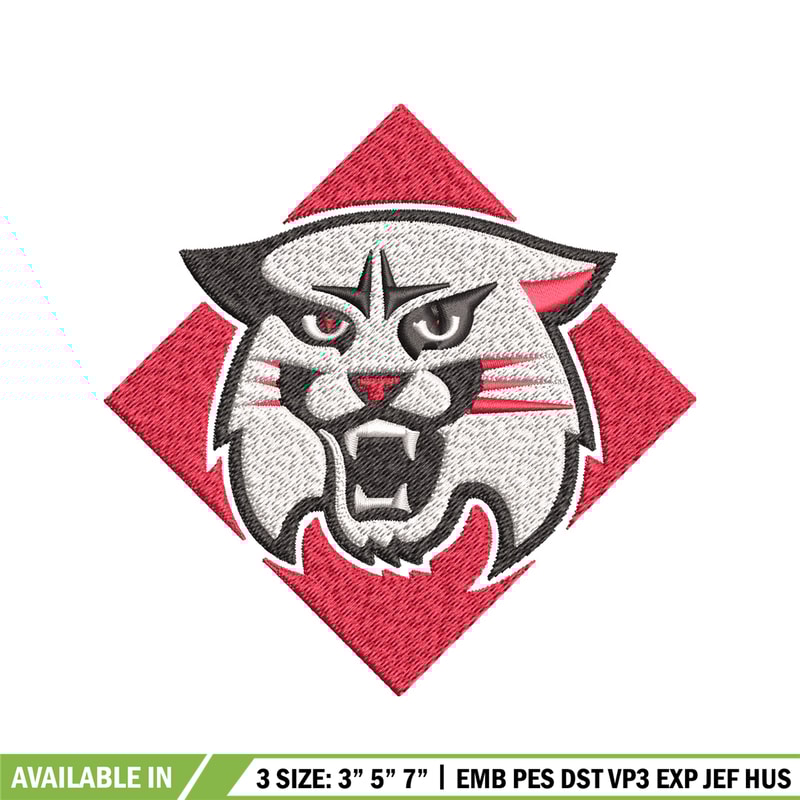 Davidson Wildcats embroidery design, Davidson Wildcats embroidery, logo Sport, Sport embroidery, NCAA embroidery..jpg