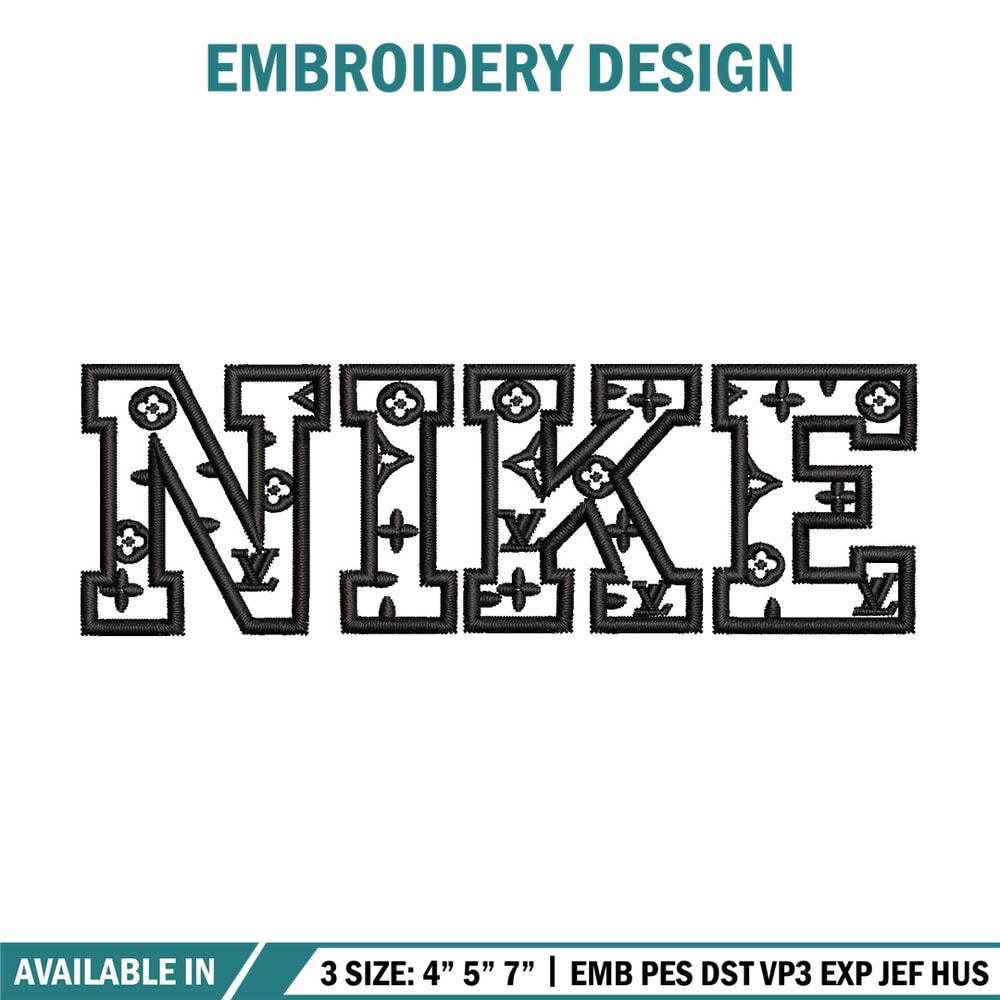 Nike lv embroidery design, Lv embroidery, Nike design, Embroidery shirt, Embroidery file, Digital download.jpg