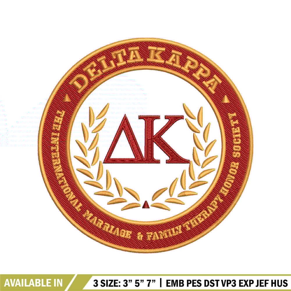 Delta Kappa embroidery design, Delta Kappa Logo embroidery, logo design, embroidery file, logo shirt, Digital download.jpg