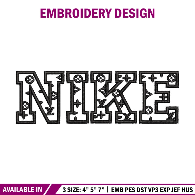 Nike lv embroidery design, Lv embroidery, Nike design, Embroidery shirt, Embroidery file, Digital download.jpg