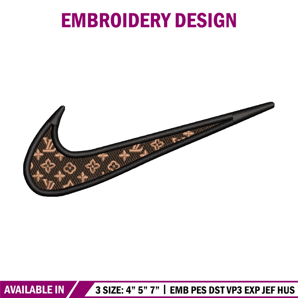 Nike lv logo embroidery design, Lv embroidery, Nike design, Embroidery shirt, Embroidery file, Digital download.jpg