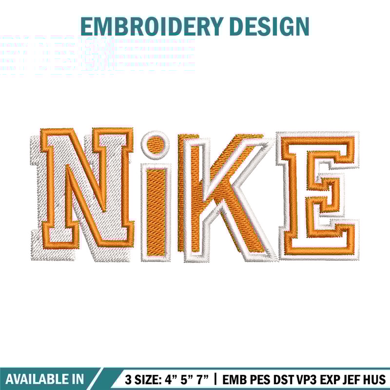 Nike orange logo embroidery design, Nike embroidery, Nike design, Embroidery shirt, Embroidery file,Digital download.jpg