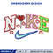 Nike red heart embroidery design, Logo embroidery, Nike design, Embroidery shirt, Embroidery file, Digital download.jpg