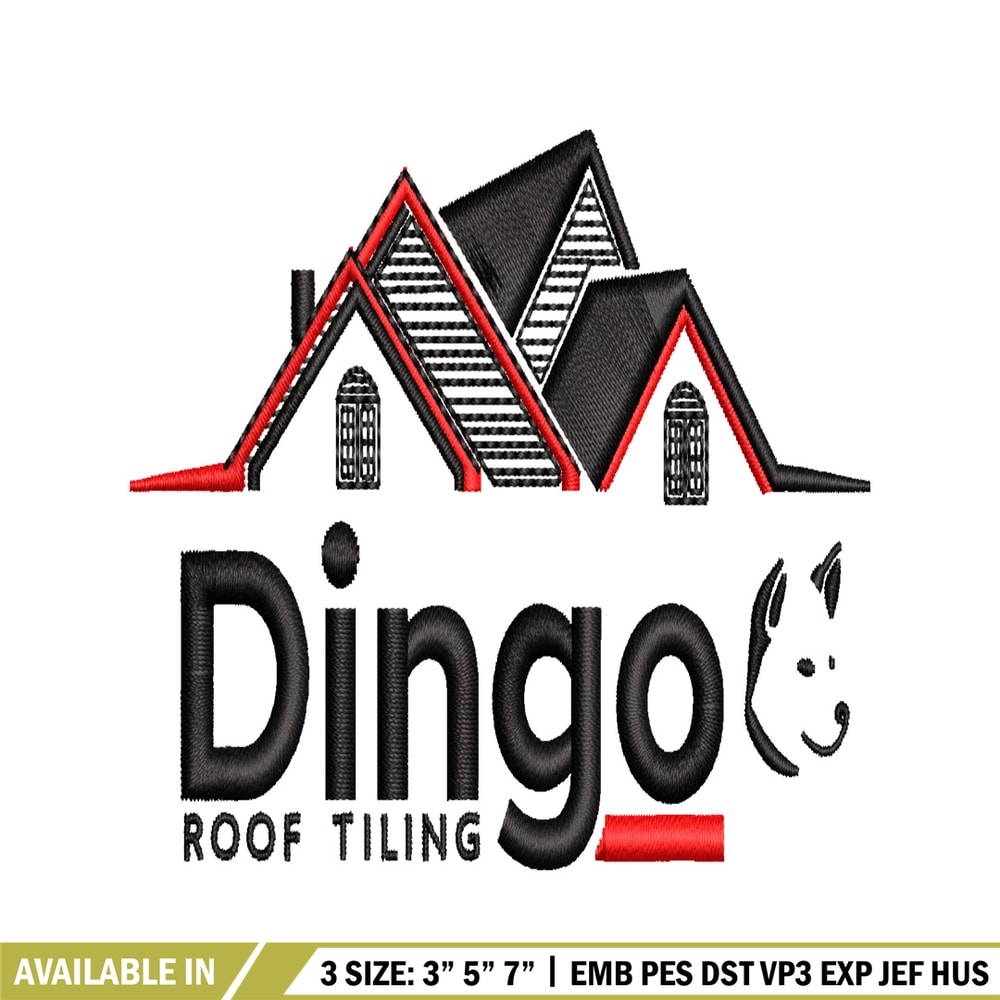 Dingo Logo embroidery design, Dingo Logo embroidery, logo design, embroidery file, logo shirt, Digital download..jpg
