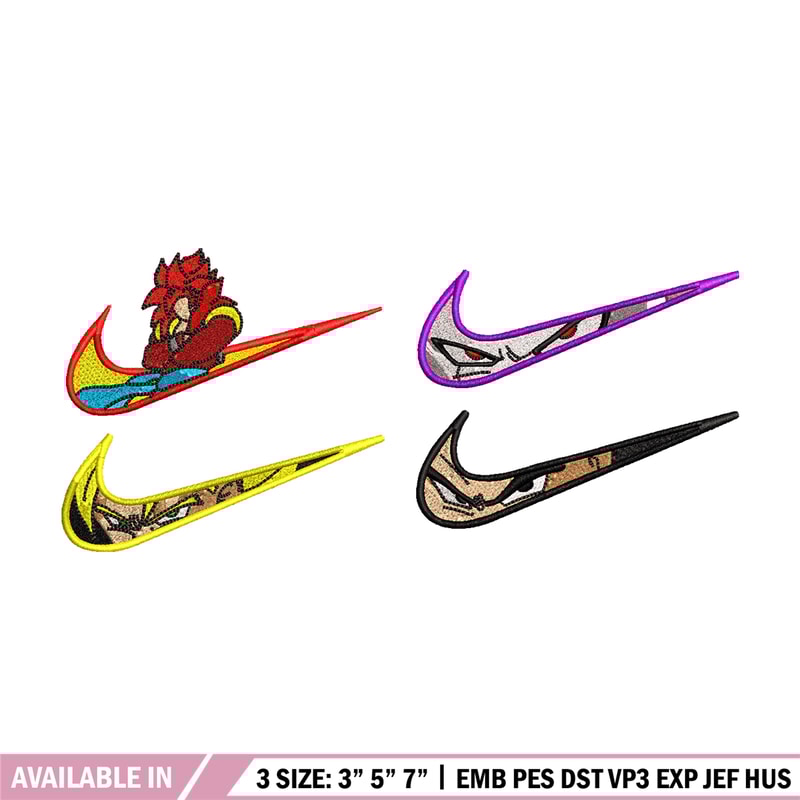 Dragon ball Nike embroidery design, dragon ball embroidery, Nike design, Embroidery file, Anime shirt, Instant download.jpg