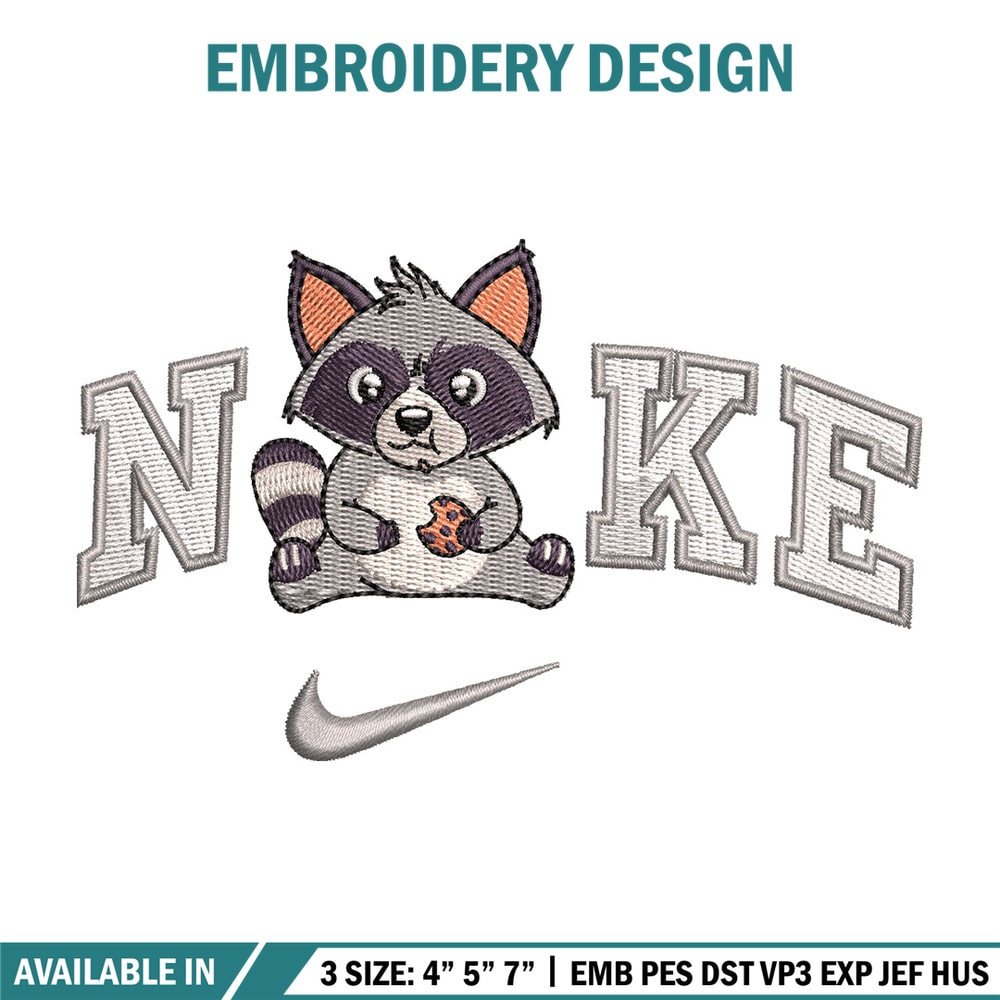 Nike squirrel embroidery design, Squirrel embroidery, Nike design, Embroidery shirt, Embroidery file, Digital download.jpg