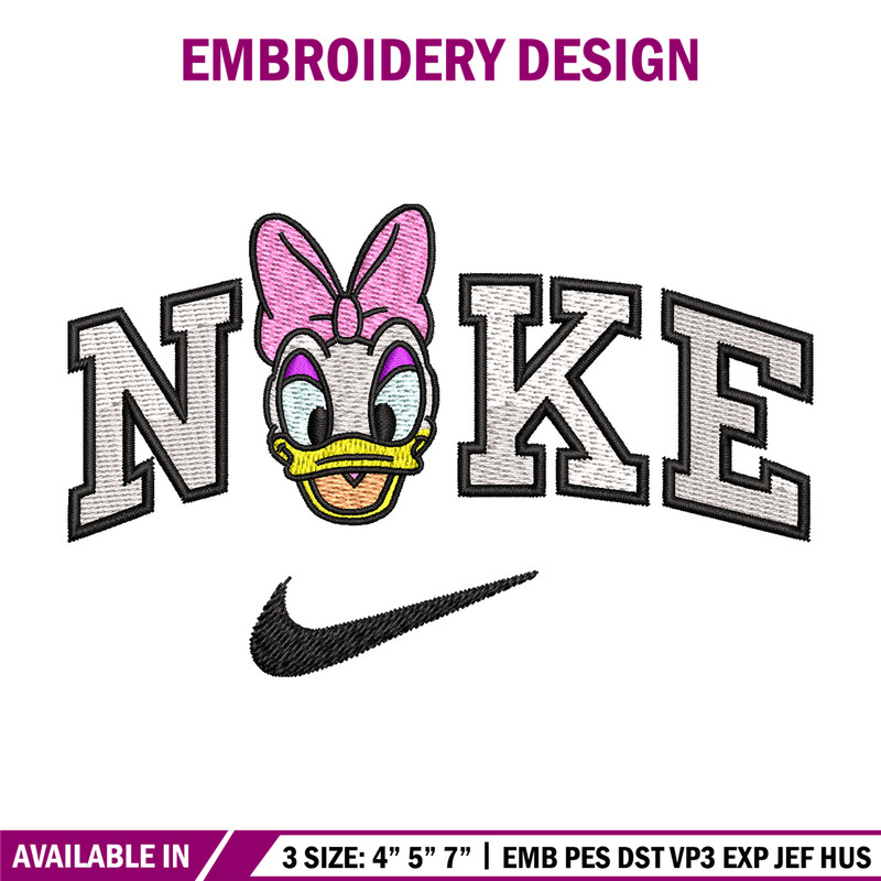Nike x daisy embroidery design, Daisy embroidery, Nike design, Embroidery shirt, Embroidery file, Digital download.jpg