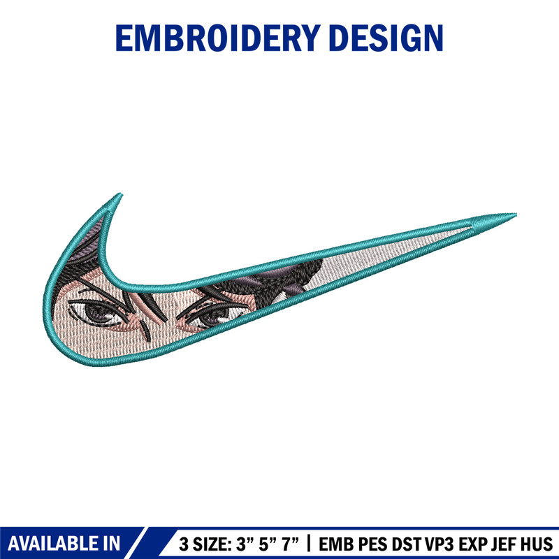 Nike x anime eyes embroidery design, Anime embroidery, Embroidery file,Embroidery shirt, Nike design,Digital download.jpg