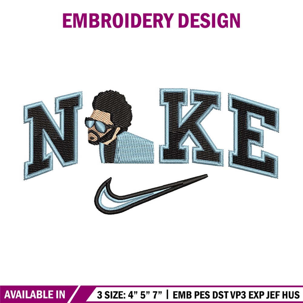 Nike weeknd embroidery design, The weeknd embroidery, Nike design, Embroidery shirt, Embroidery file, Digital download.jpg