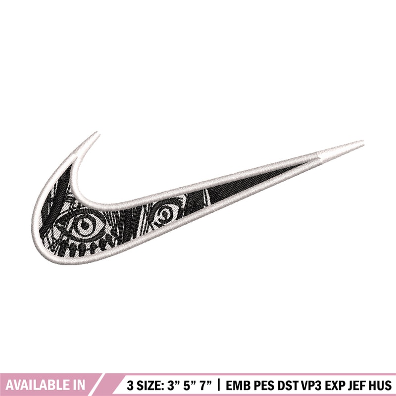 Eren eyes nike embroidery design, Aot embroidery, Nike design, Embroidery shirt, Embroidery file, Digital download.jpg