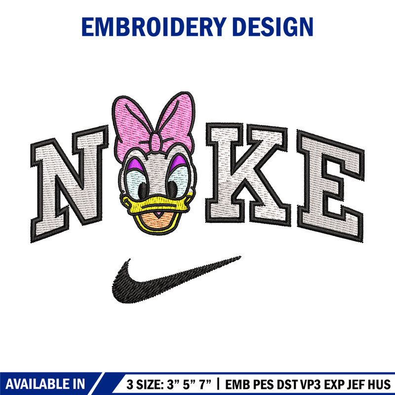 Nike x daisy embroidery design, Daisy embroidery, Nike design, Embroidery shirt, Embroidery file, Digital download.jpg