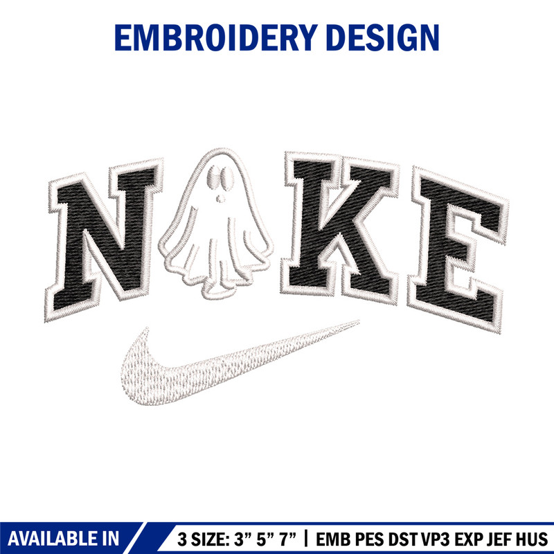 Nike x ghost embroidery design, Ghost embroidery, Nike design, Embroidery shirt, Embroidery file,Digital download.jpg