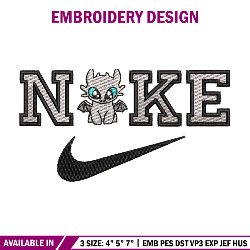 Nike x dragon black embroidery design, Dragon embroidery, Nike design,Embroidery shirt,Embroidery file, Digital download.jpg